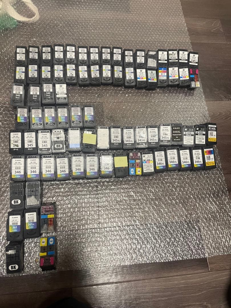 インクカートリッジ80個セット 多種類 使用済み