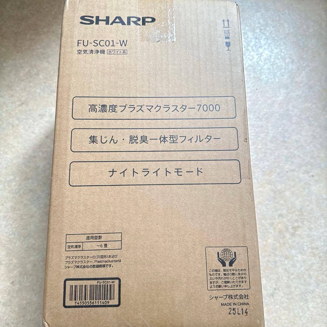 シャープ 空気清浄機 FU-SC01-W
