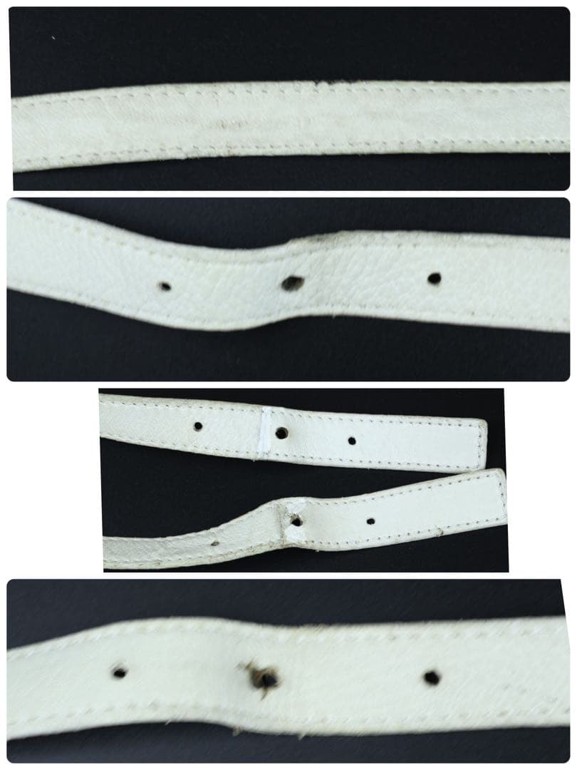 Fendi マンマバケット　ホワイトレザー ショルダーバッグ フラップ式