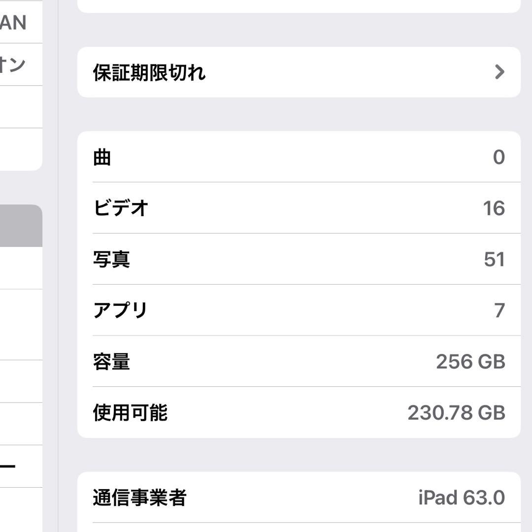 iPad Air 第5世代 256GB Wi-Fi + Cellular