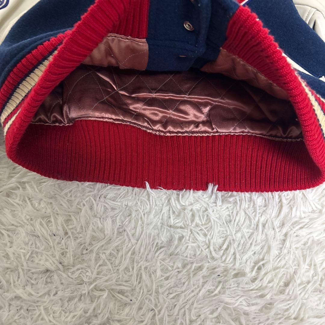 ホワイツビル フルデコ スタジャン 袖革 ショールカラー ワッペン 東洋 38