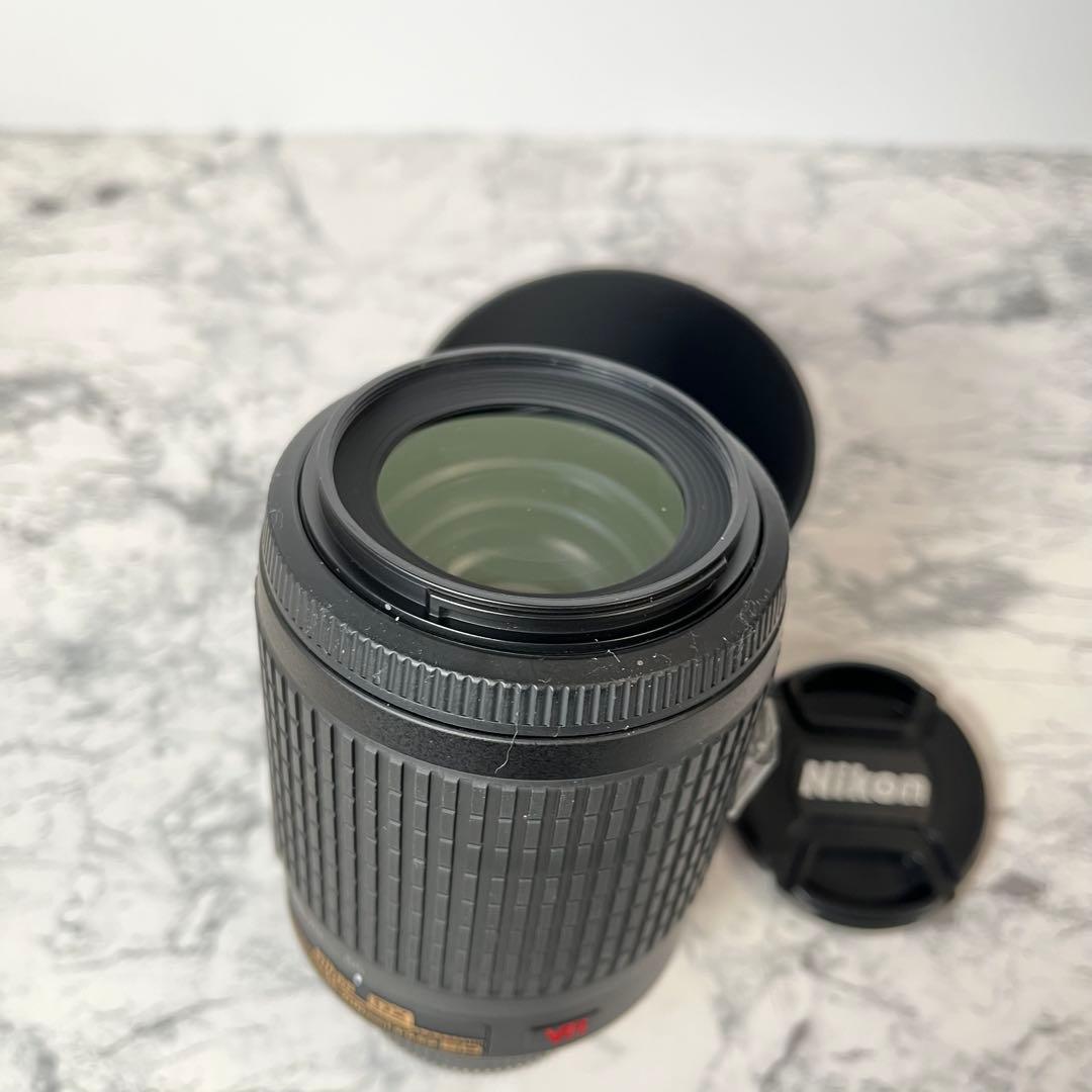 【美品】Nikon 55-200mm f/4-5.6G ED VR 望遠レンズ