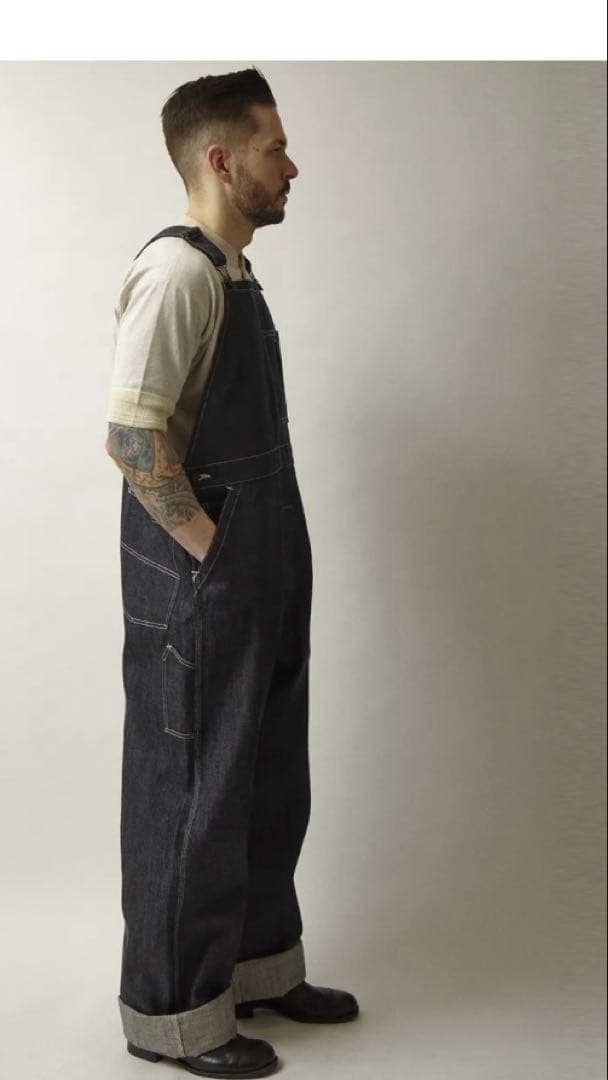 美品 ベラフォンテ RAGTIME HAMMERALLS オーバーオール XL