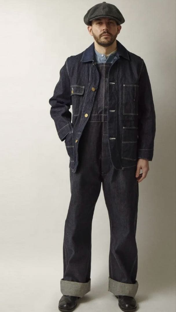 美品 ベラフォンテ RAGTIME HAMMERALLS オーバーオール XL