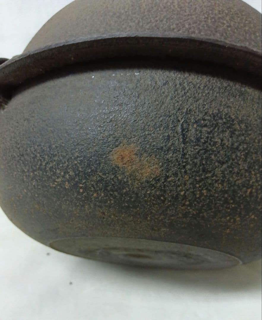 茶道具　唐銅朝鮮風炉　茶釜セット　レトロ　和室　伝統文化　真形釜　鉄瓶