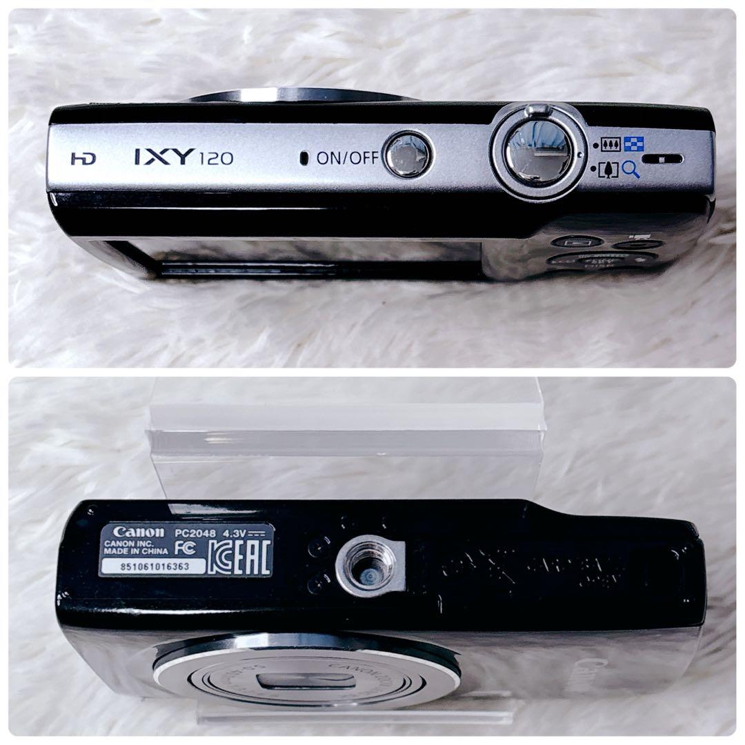 【美品】Canon IXY 120 ブラック オールドコンパクトデジタルカメラ