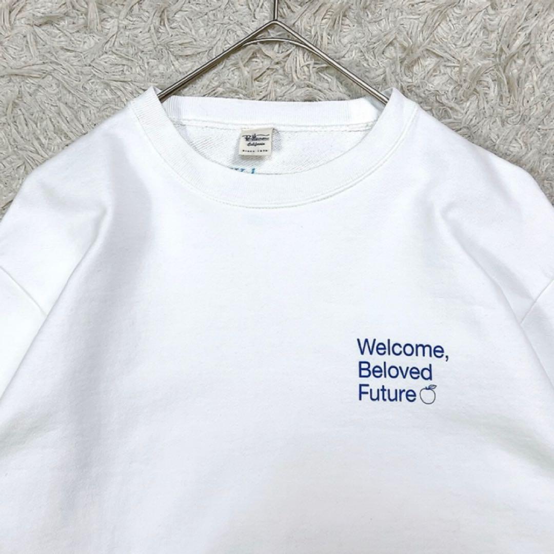 15周年記念 ロンハーマン クルーネック スウェット トレーナー S ホワイト