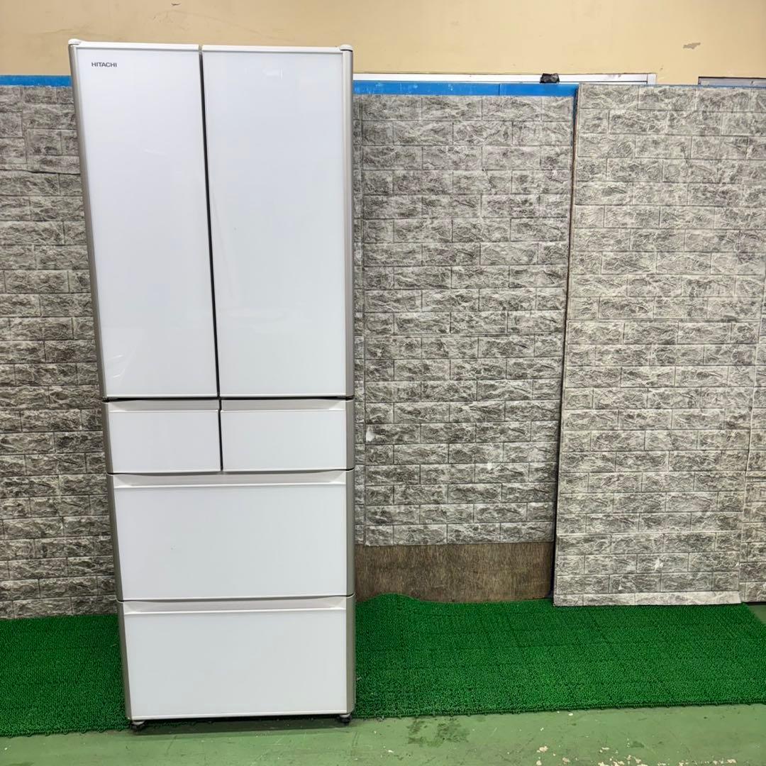 491 冷蔵庫　大型　6ドア　観音開き　極美品 400L強　ガラストップ　大人気