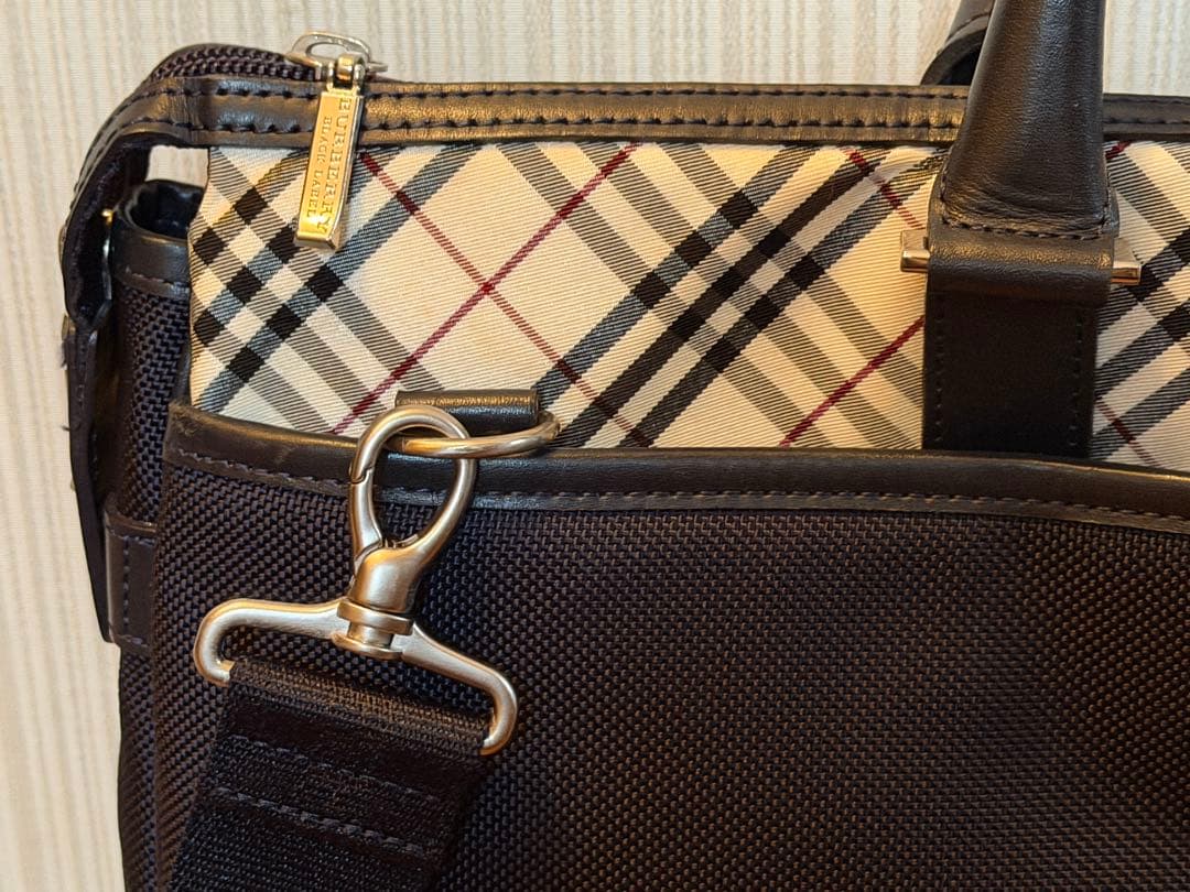 BURBRRY バーバリー ビジネスバッグ ブラックレーベル 良品-