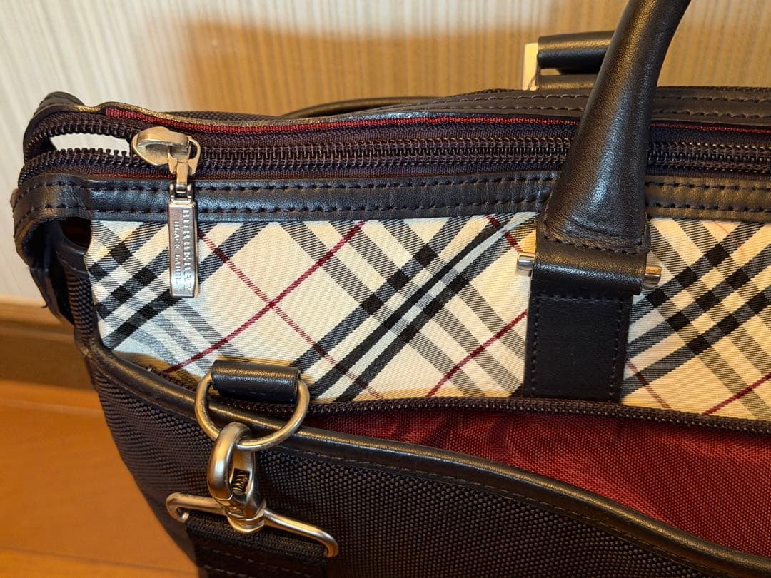 BURBRRY バーバリー ビジネスバッグ ブラックレーベル 良品-