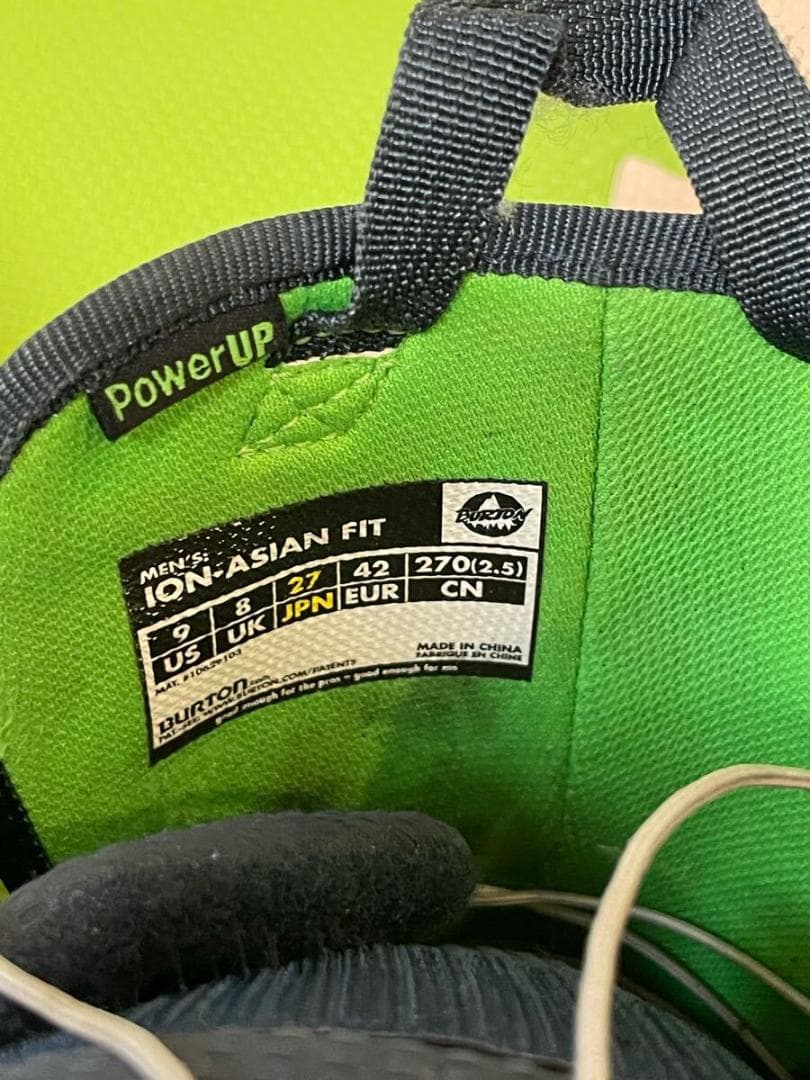 BURTON ION アイオン スノーボードブーツ 27cm アジアンフィット
