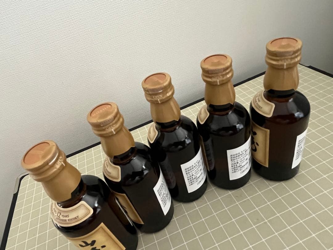 50ml×5本　山崎12年 ミニボトル サントリー ウイスキー シングルモルト