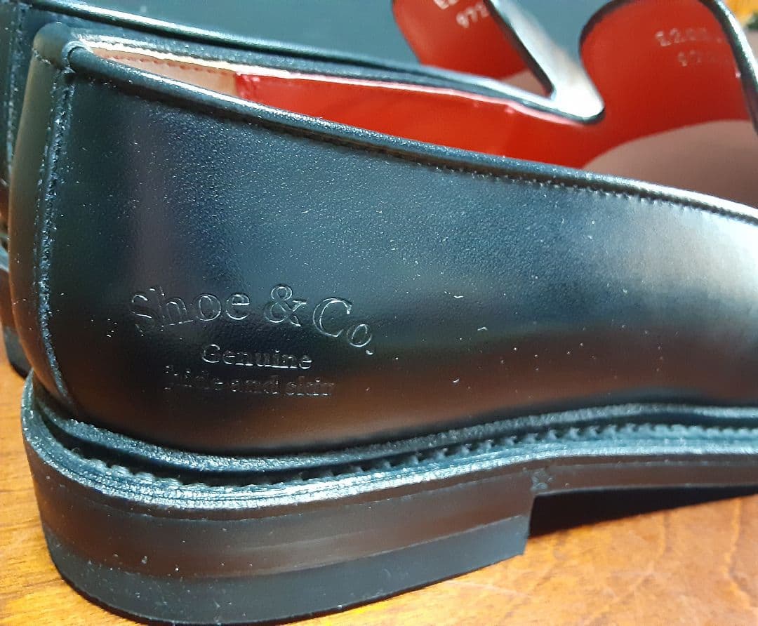 REGAL Shoe & Co. ブラック ローファー オペラパンプス 25cm