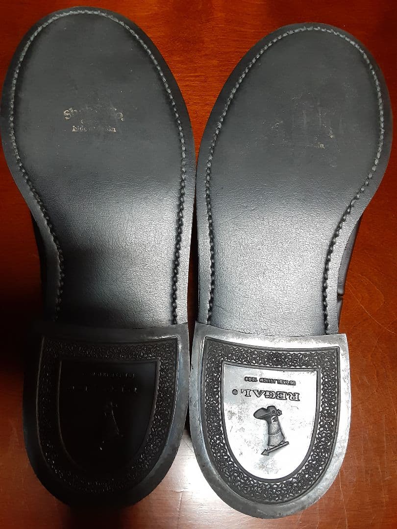 REGAL Shoe & Co. ブラック ローファー オペラパンプス 25cm