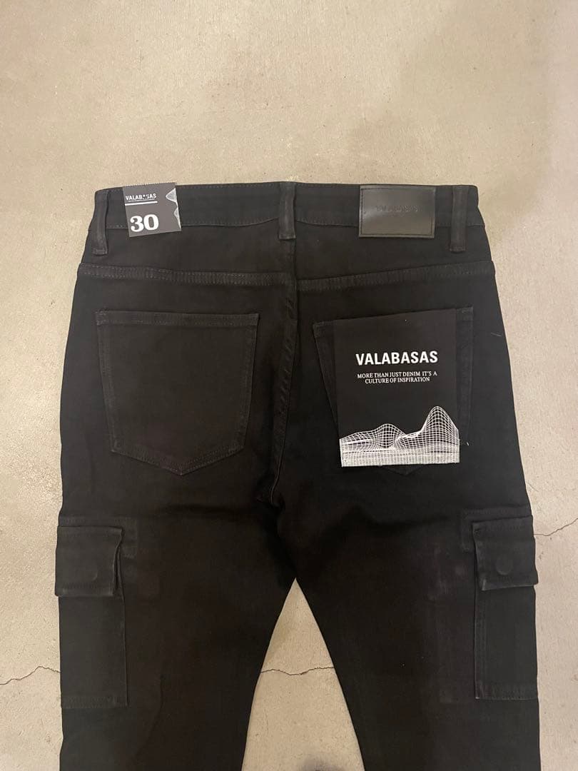 VALABASAS バラバサス ブラック スキニーデニム 30 新品未使用