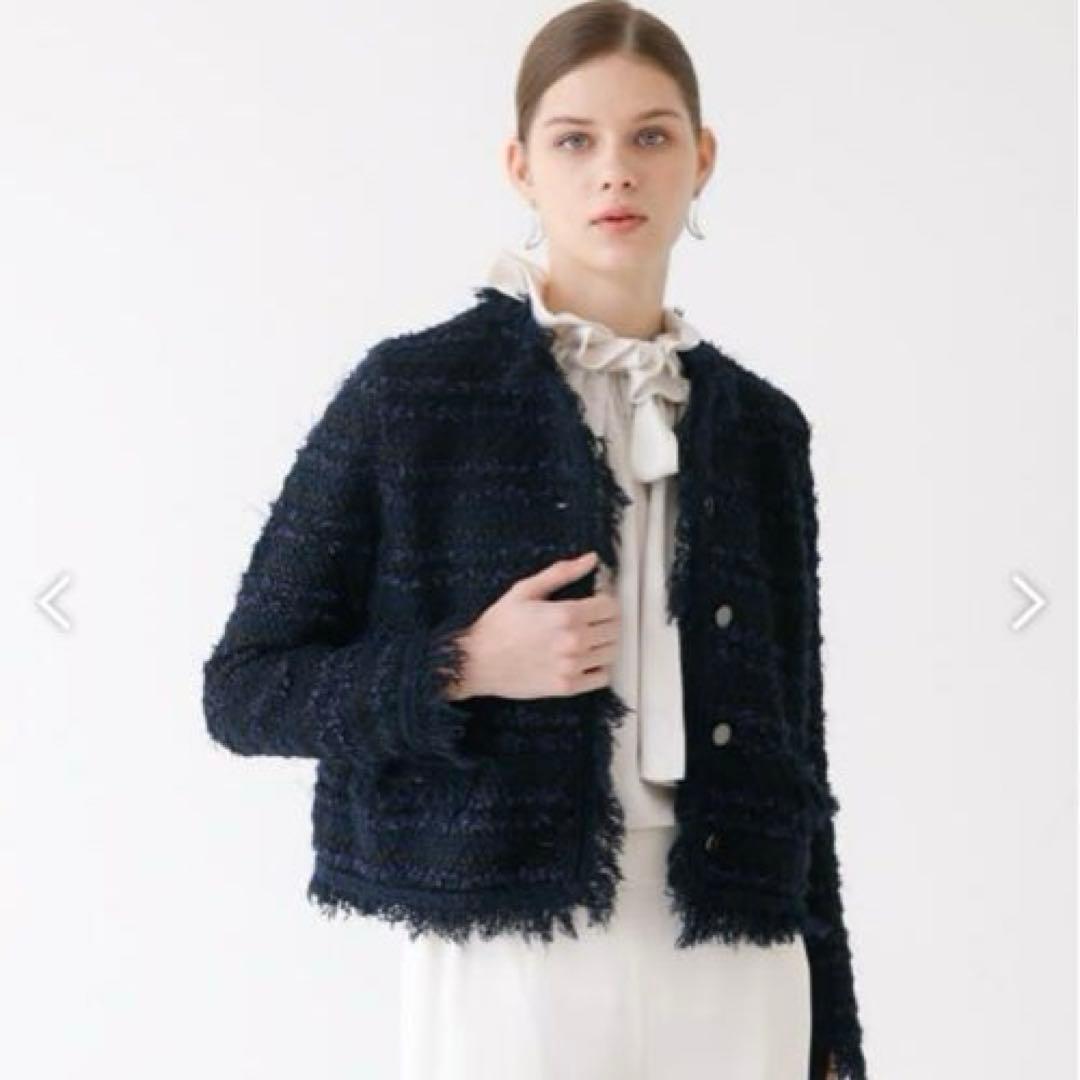 美品✨デザインワークス　サテンリボンブラウス　ボウタイ　日本製　38