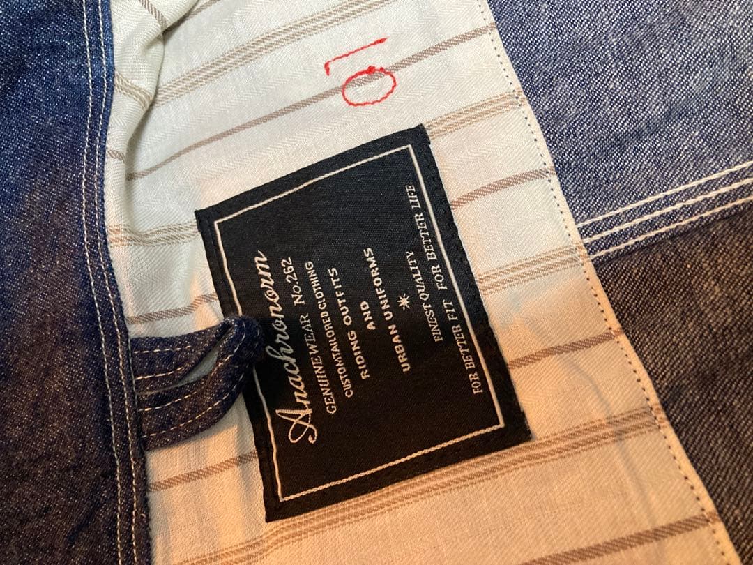 アナクロノーム　anachronorm つなぎオールインワンデニム　バル