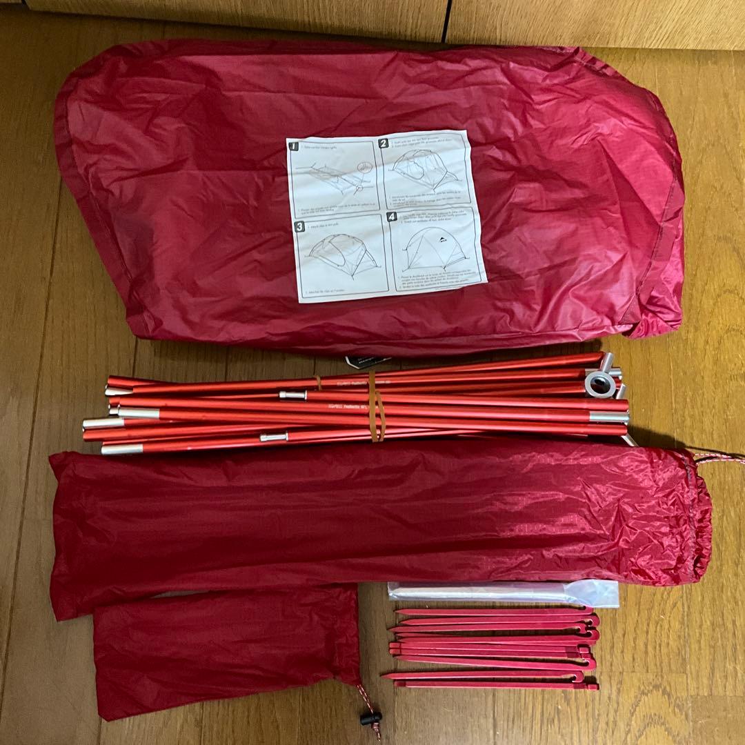 MSR Hubba Hubba NX 2 ハバハバNX2フットプリント付　超美品