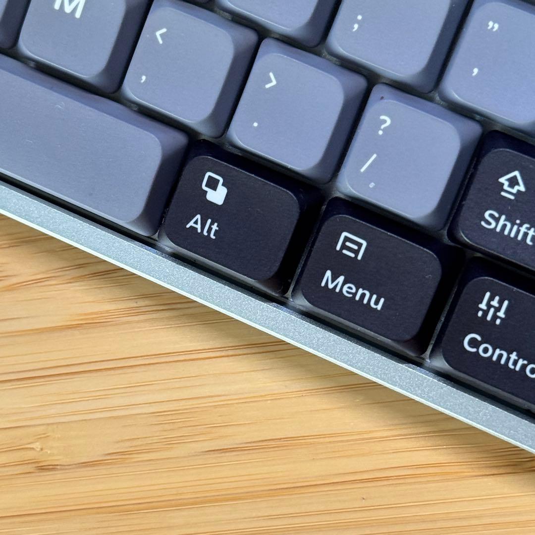 Nuphy Air60 HE Magnetic Jade Pro+白キーキャップ