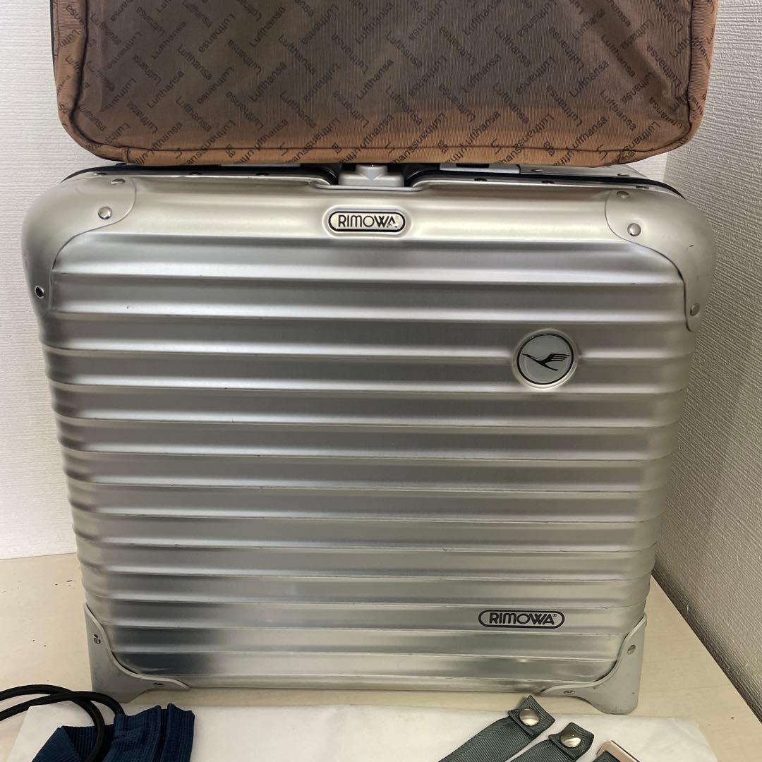 超希少 美品 RIMOWA ルフトハンザ ビジネストロリー 2輪
