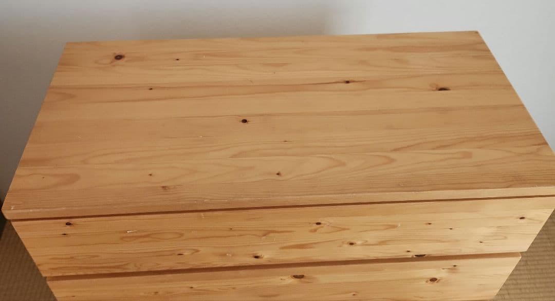 無印良品　パイン材　4段チェスト