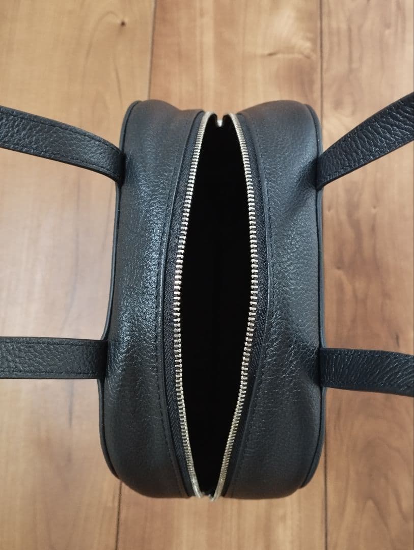 北欧、暮らしの道具店　レザー　ミニハンドバッグ　ボストン