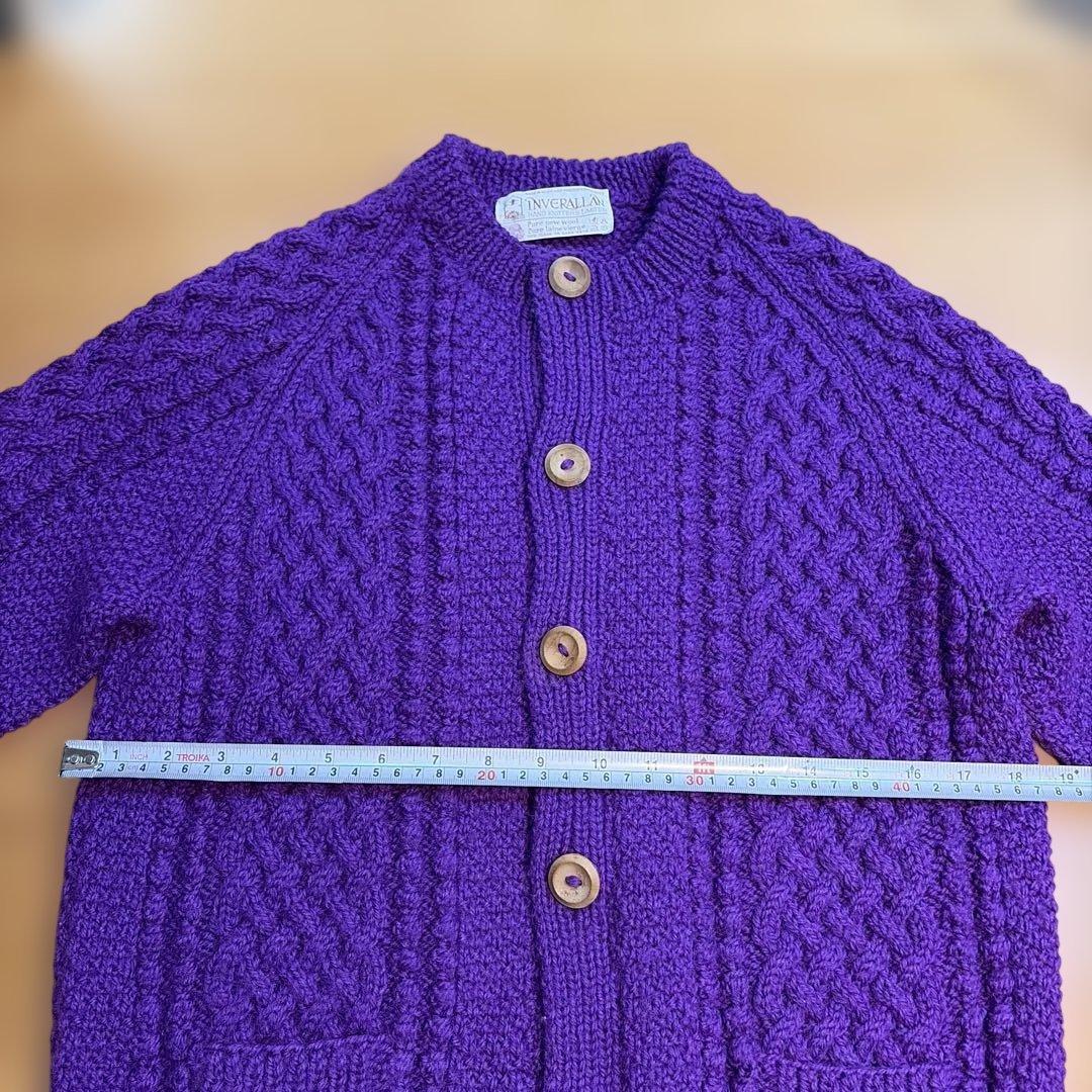 INVERALLAN インバーアラン ニット カーディガン ケーブル