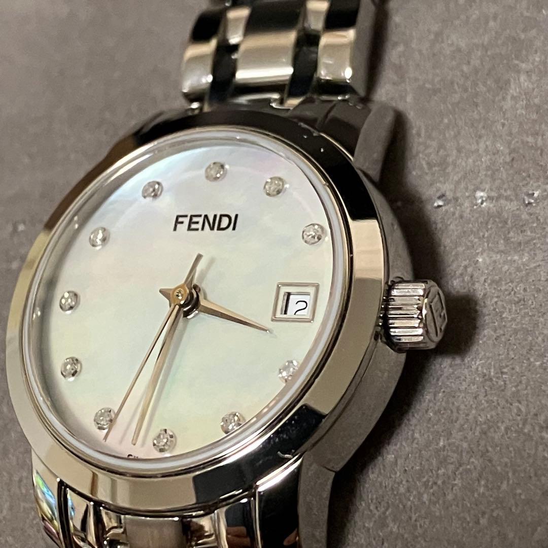 FENDI 腕時計 レディース 電池交換済 稼働確認済 アナログ時計 ステンレス