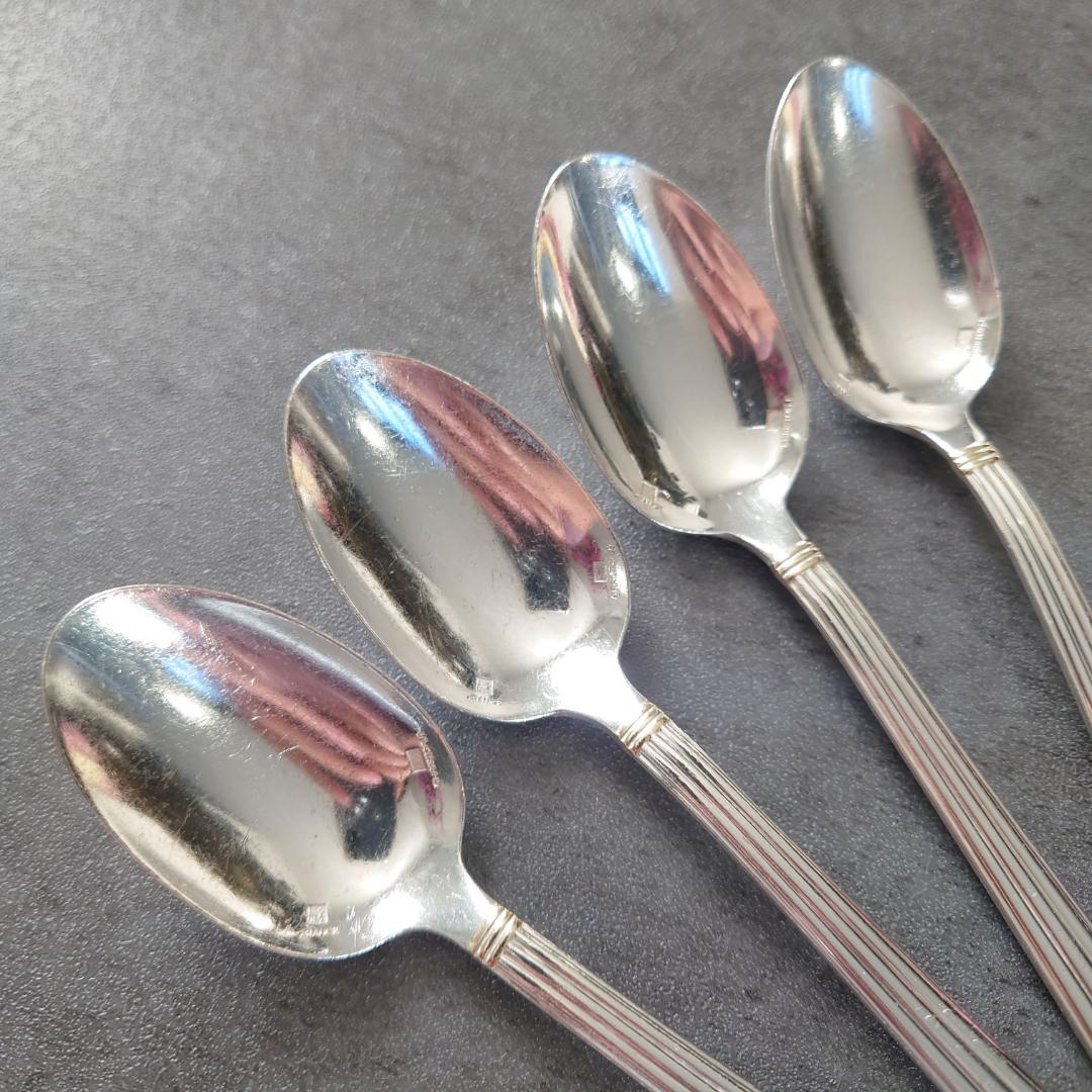 格安 希少 クリストフル アリアゴールドリング コーヒースプーン 4点