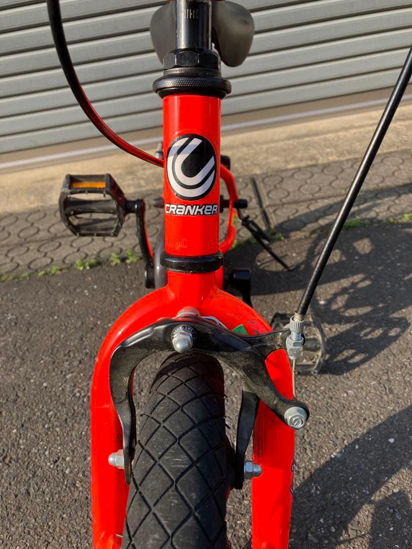 Badass company 　CRANKER 幼児用自転車 赤14インチ