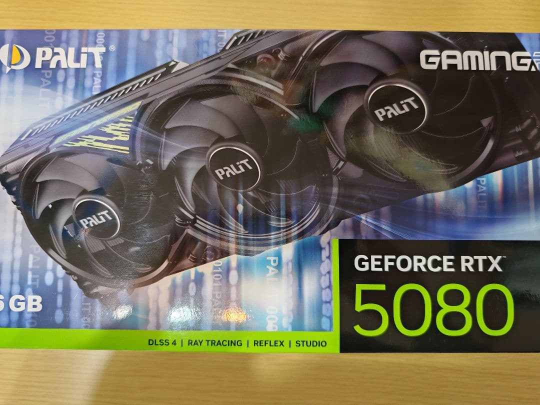 グラフィックボード・グラボ・ビデオカード PALIT GEFORCE RTX 5080 16GB