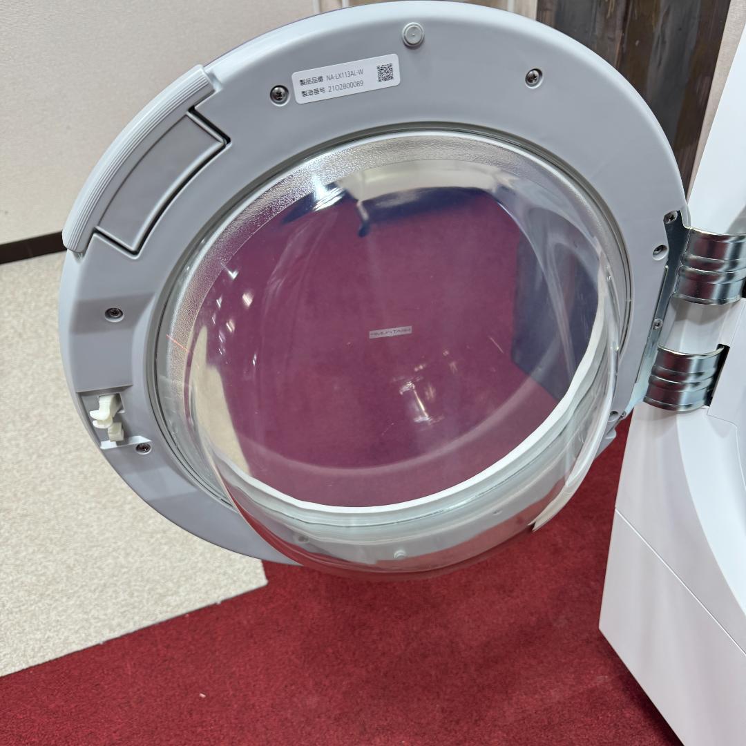 東京23区送料無料　美品パナソニックドラム洗濯乾燥機型2021年製　洗浄/除菌済