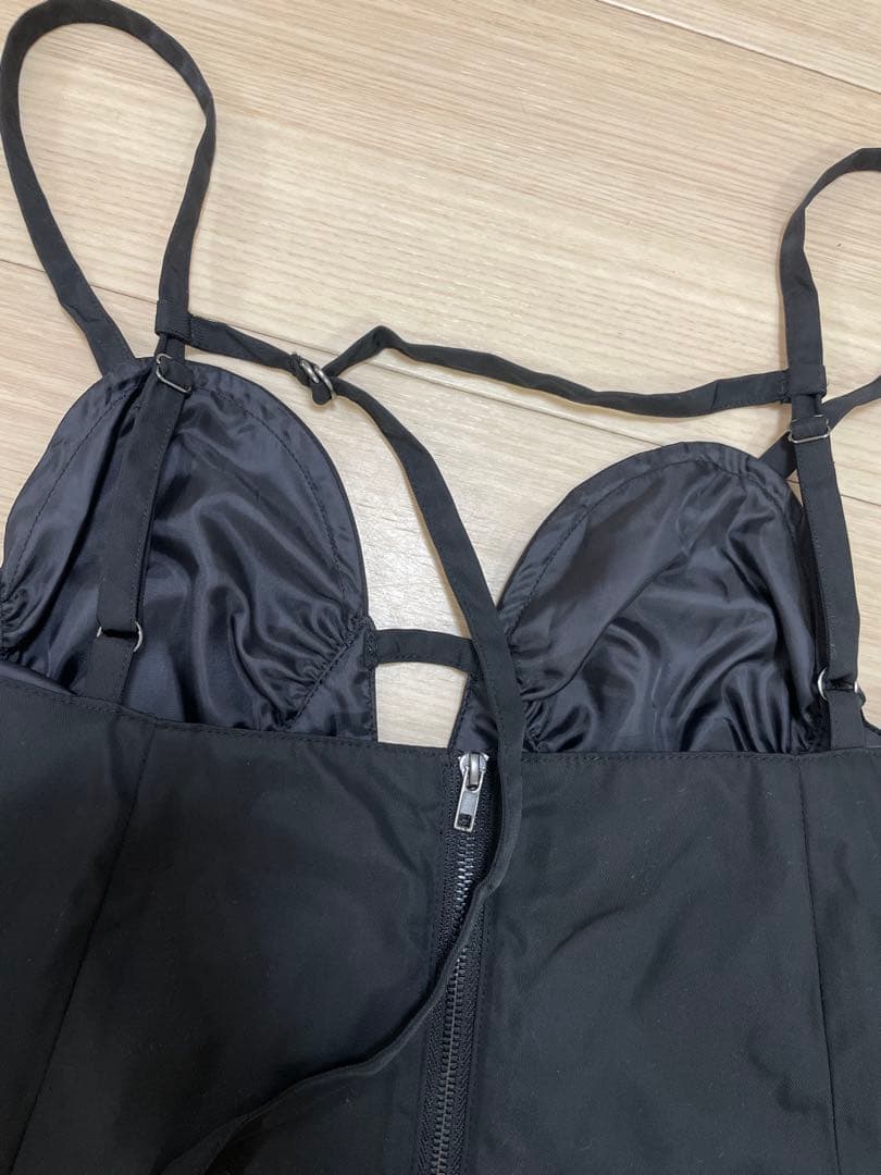 【新品】黒J1U by LA BELLE ETUDE Aラインビスチェチュニック