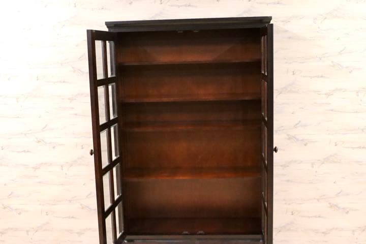 GMFK632○北海道民芸家具 本棚 本箱 キャビネット 飾り棚 食器棚 水屋