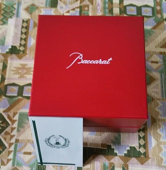 訳あり新品 Baccarat バカラ ハート 置時計 送料無料
