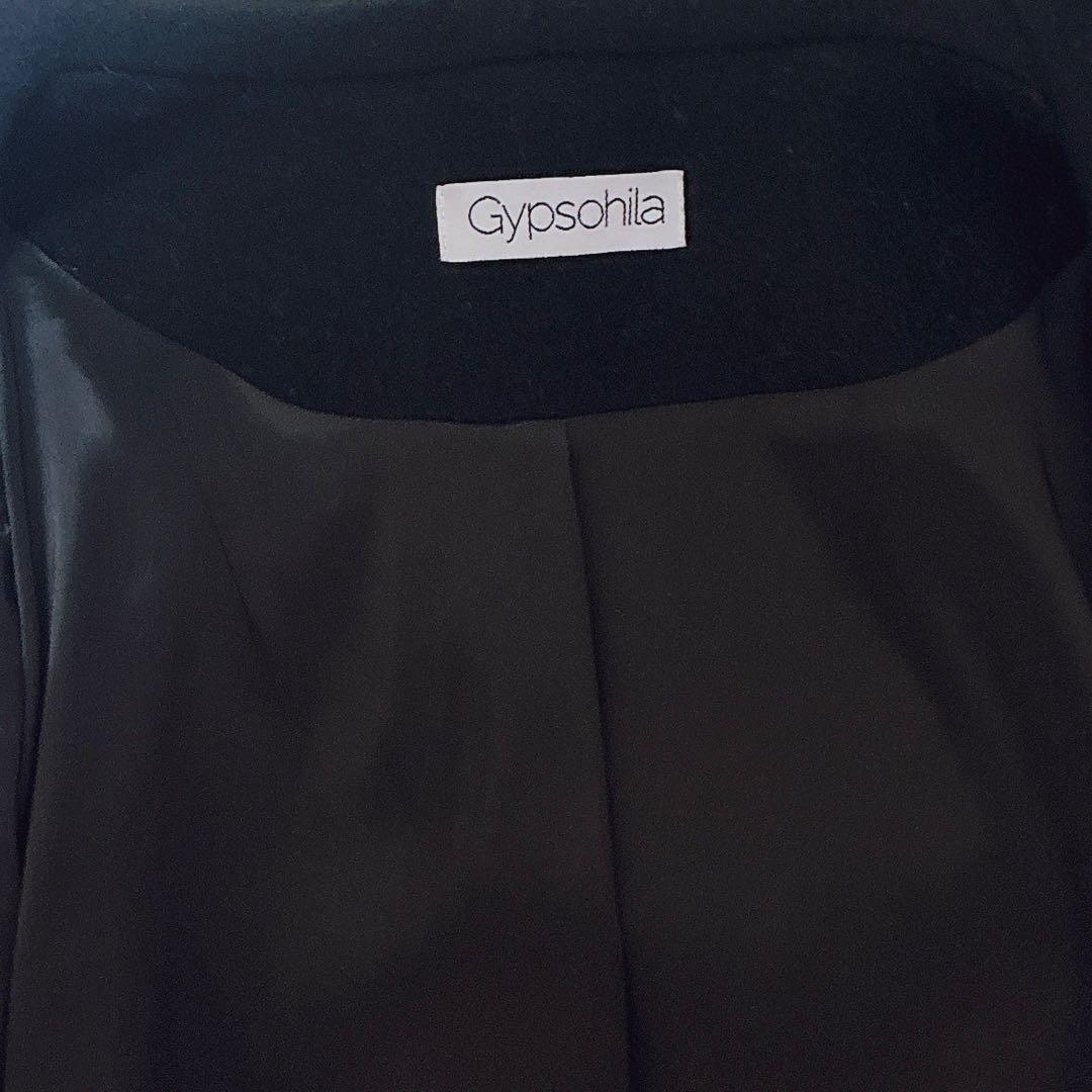 [美品]gypsohila ジプソフィア　ショートオペラコート ブラック