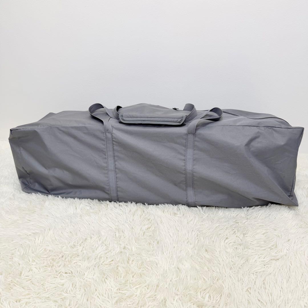 美品 Aprica ココネルエアーAB ベビーベッド 折りたたみ グレーベア