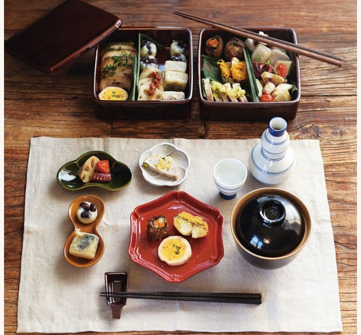 スタジオエム　椿　輪花皿　4点セット