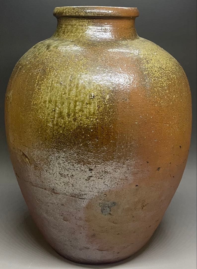 古丹波　猫掻き　壺　室町〜桃山時代　36cm t148