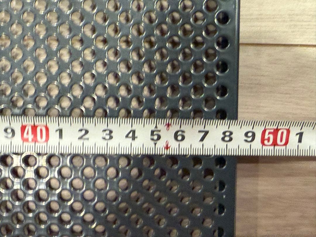 USMハラー純正52×52cmモジュール用パンチングパネル2枚アントラサイト美品