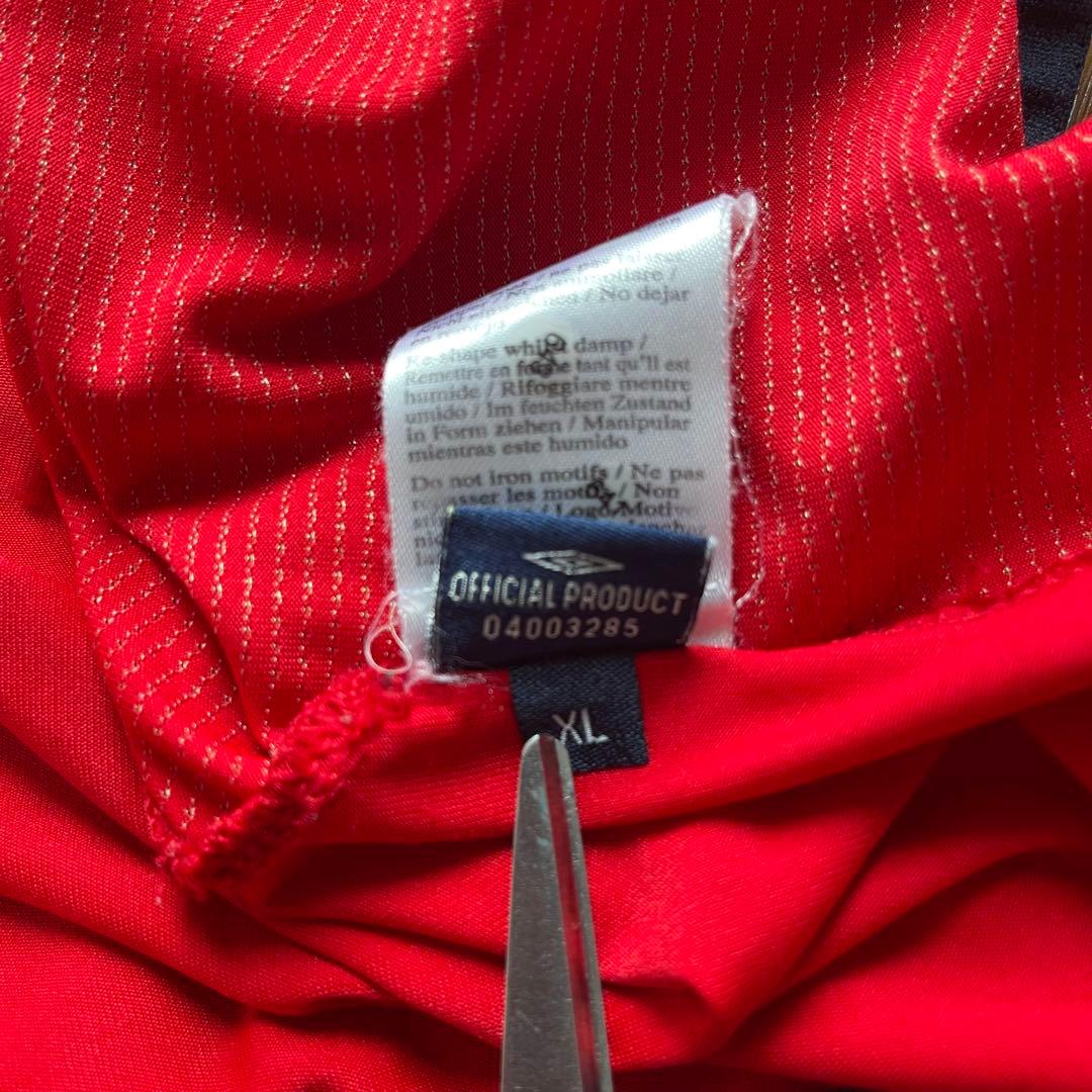 UMBRO イングランド代表 04-06 AWAY ユニフォーム 長袖 XL