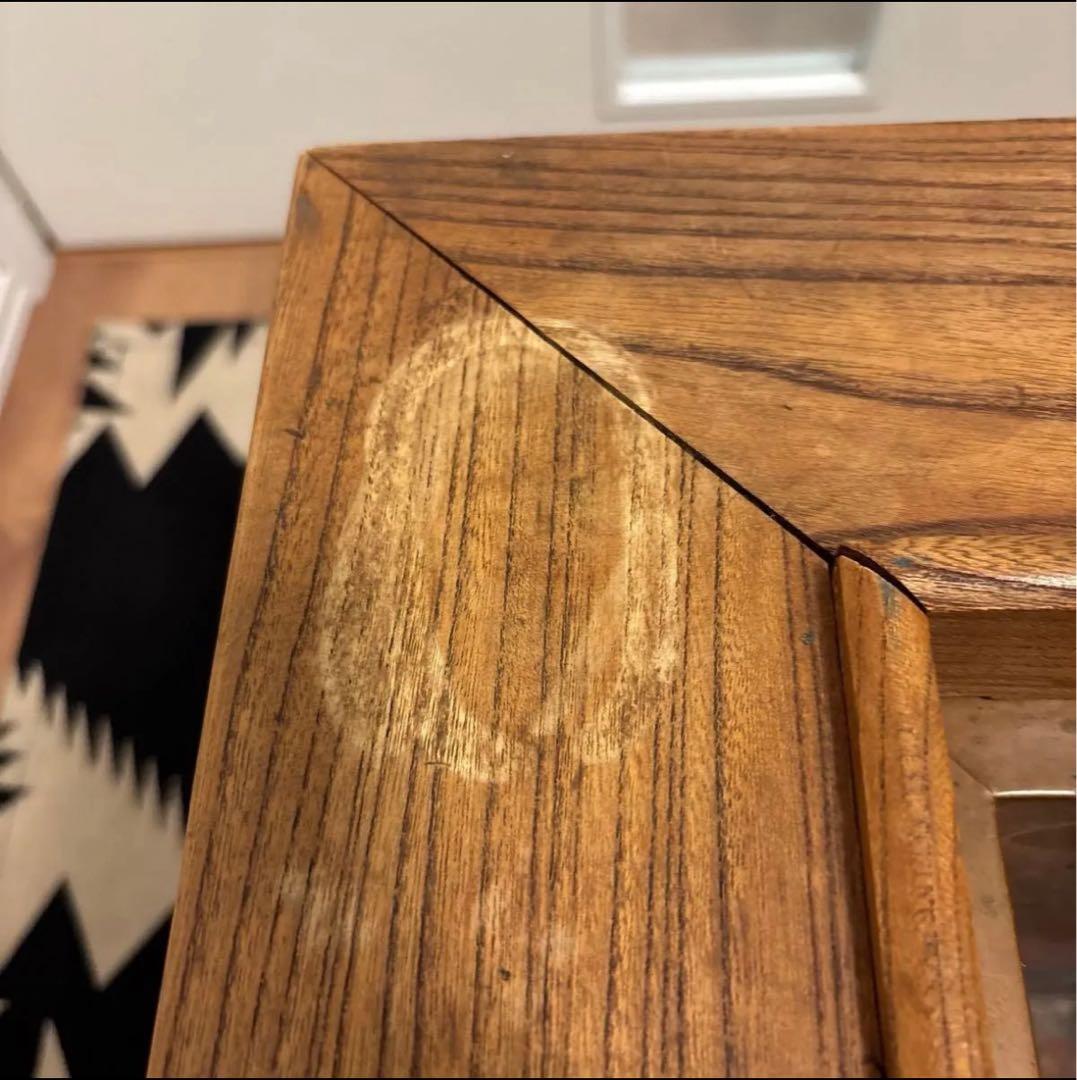 昭和レトロ　関西火鉢　長火鉢 銅製コンロ＆酒燗器　付き 古民家家具 天然木 無垢