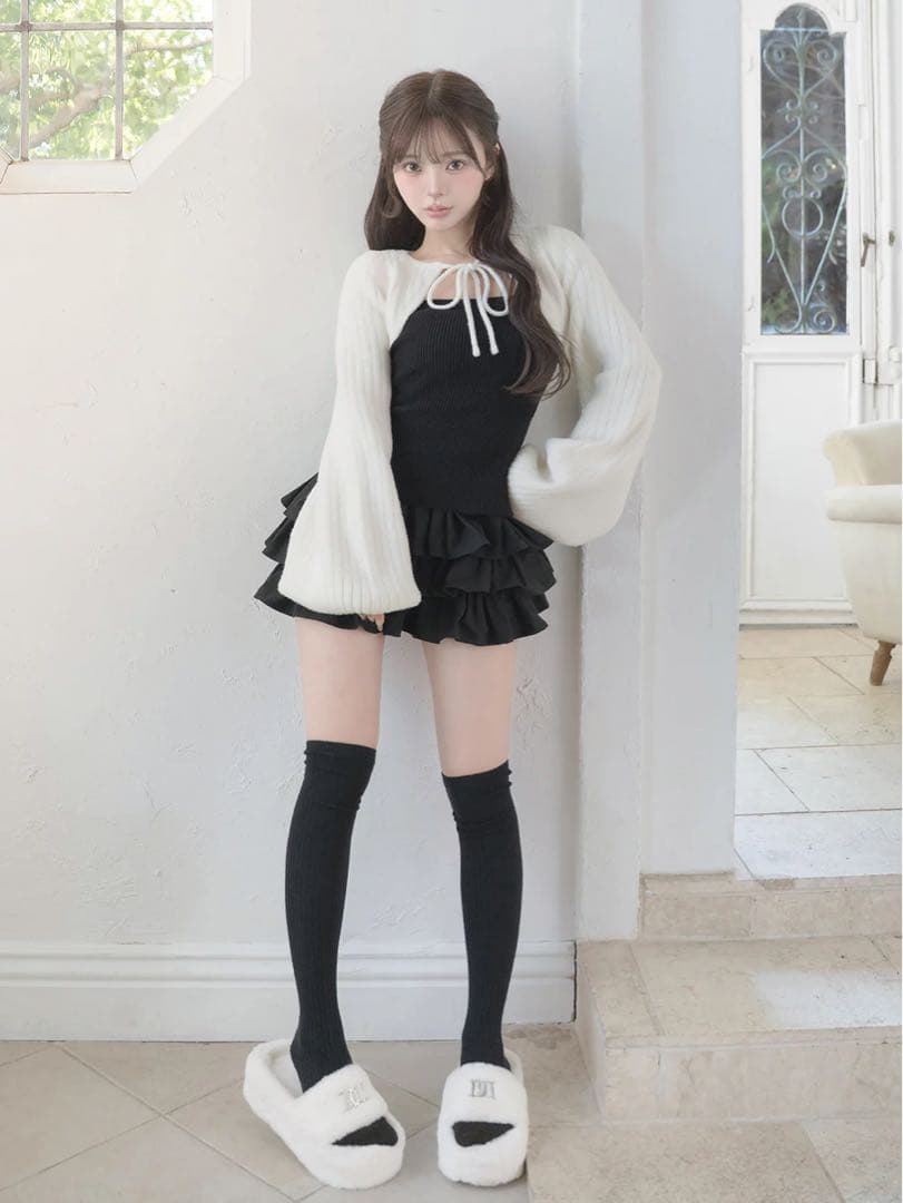 （ラスト1点）darich プラットフォームファーサンダル Mサイズ