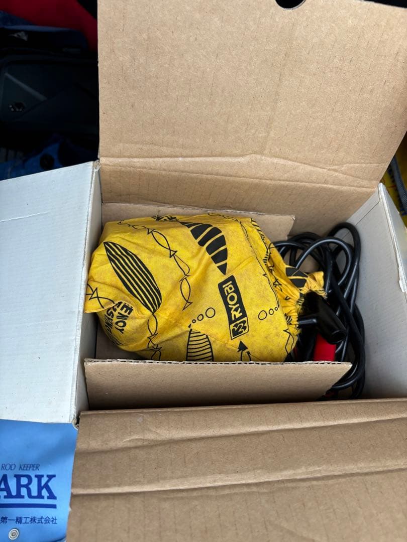 マロ　RYOBI電動リール　船用マウント　バッテリー接続用コード3点セット