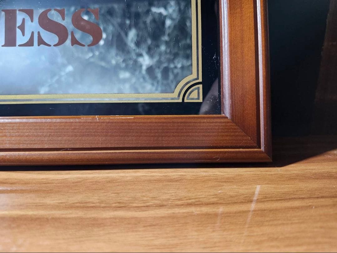 GUINNESS 壁掛けミラー　パブミラー　インテリア　アンティーク