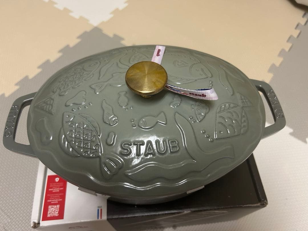 最安値✴︎ STAUB ✴︎ ストウブ ミナペルホネン オーバル 新品未使用品
