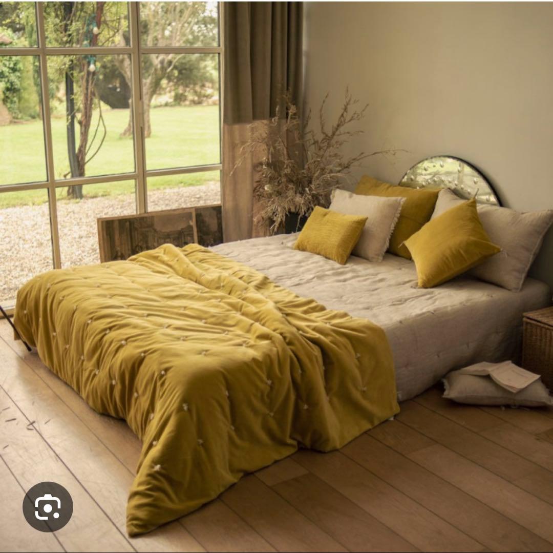 en fil d'Indienne オンフィルダンディエンヌ キルトマルチカバー