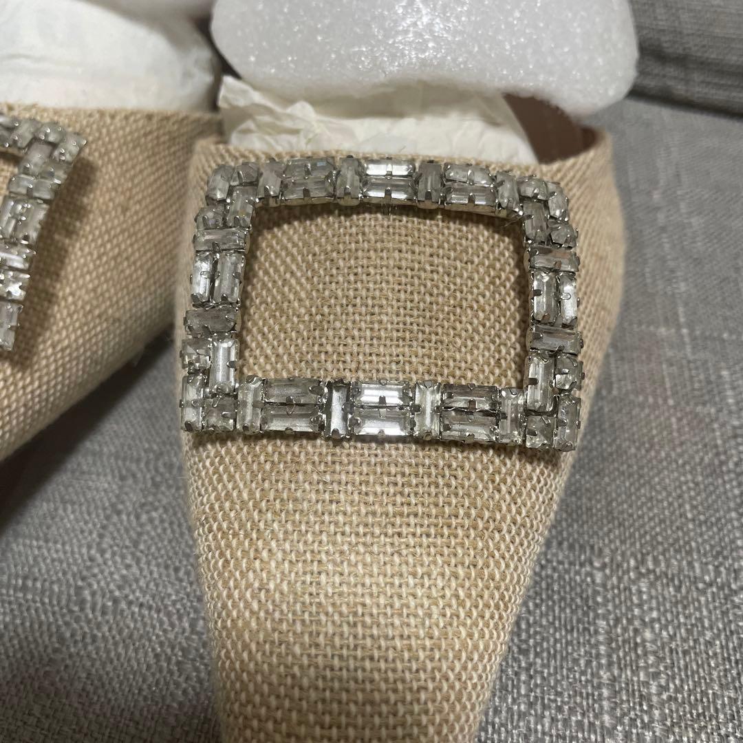 Herlipto LinenBlendCrystalMules ハーリップトゥ