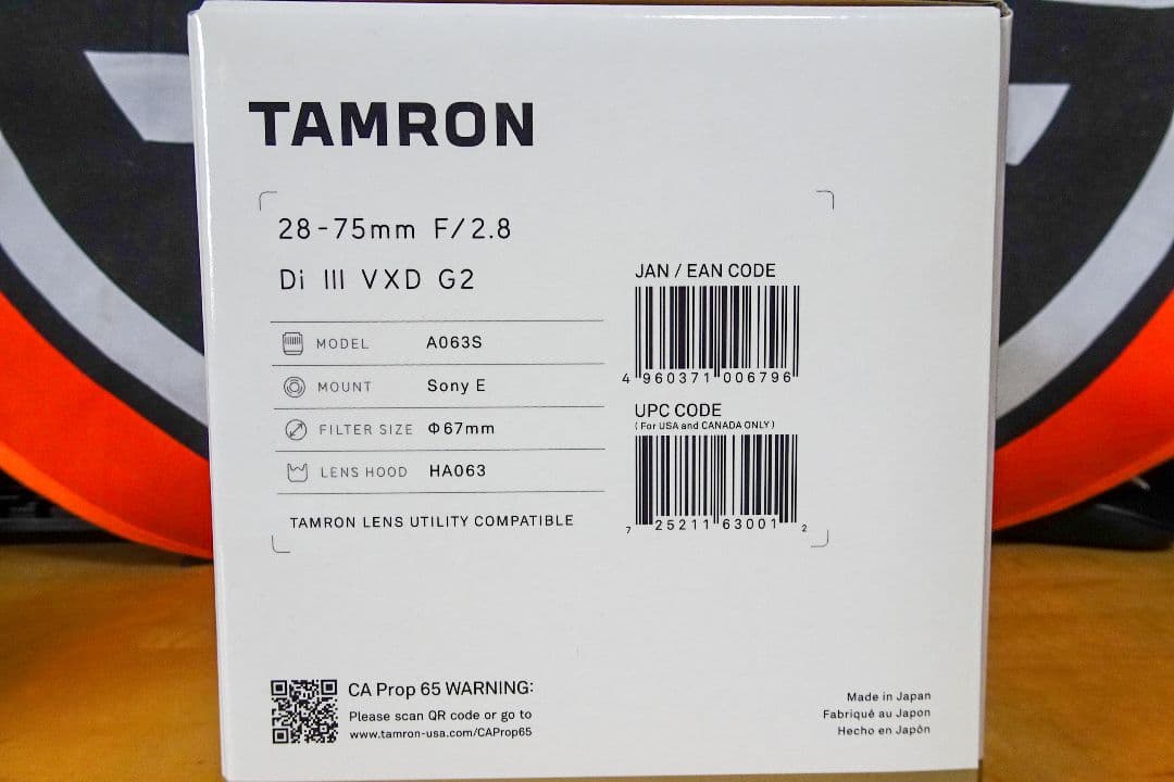 【極美品】TAMRON 28-75mm F/2.8 Di III VXD G2