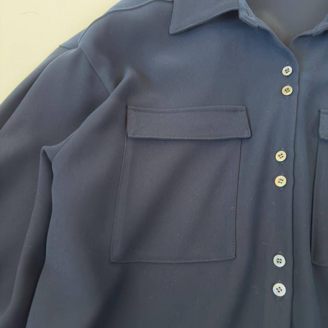 みるく様　anuans アニュアンス　ダブルサテンボリュームスリーブブラウス